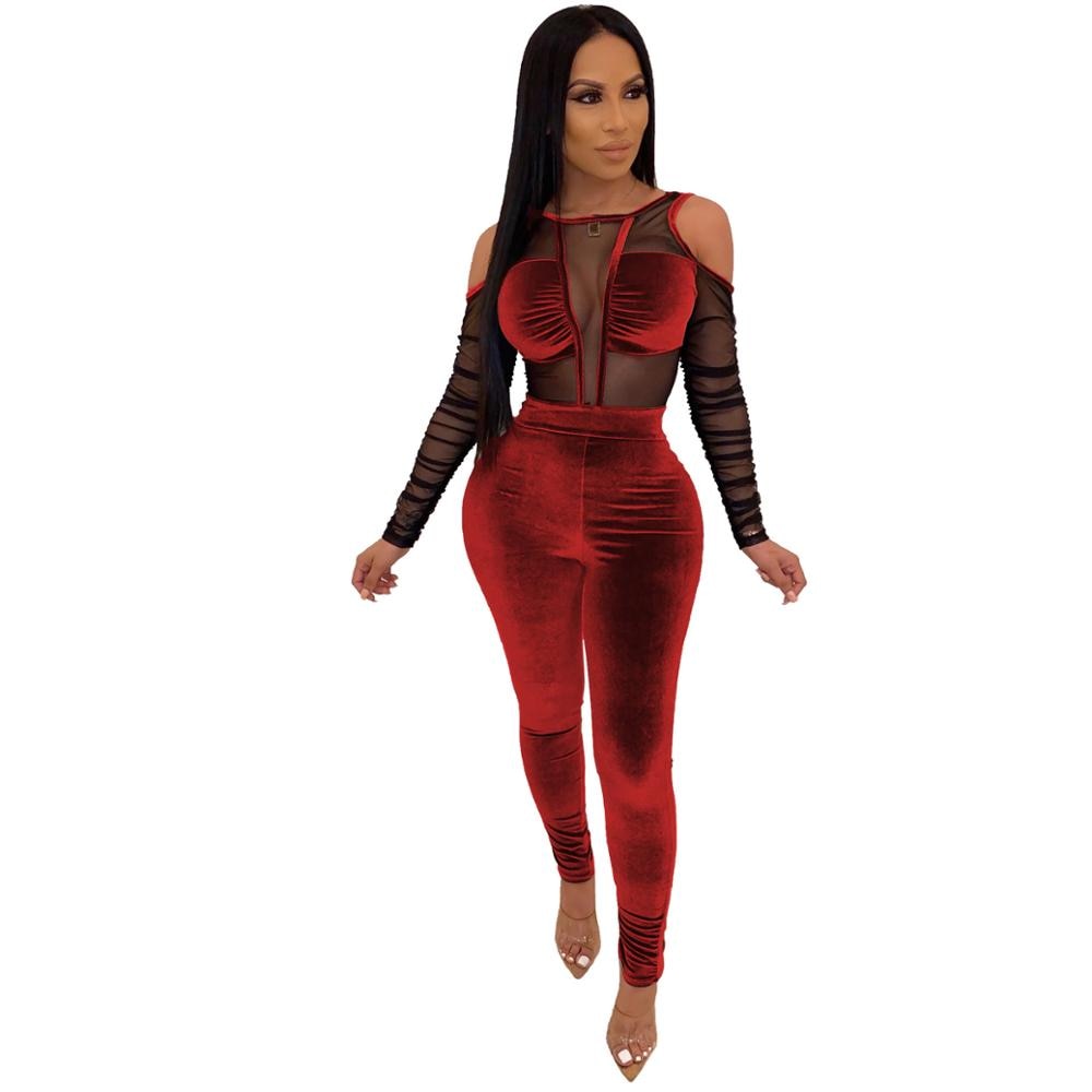 Long Sleeve Elegant Rompers