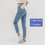 boyfriend jean high waist push up larg