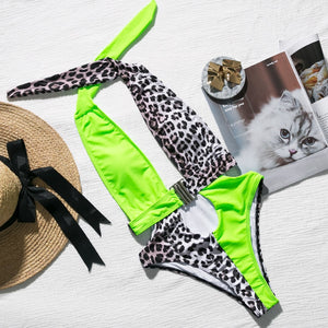 Splice buckle swimsuit one piece