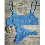 Pleated triangle Swimwear