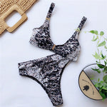 Push Up Thong Biquini High Cut Swimwear
