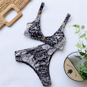 Push Up Thong Biquini High Cut Swimwear