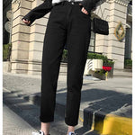 High Waist Boyfriend Jeans