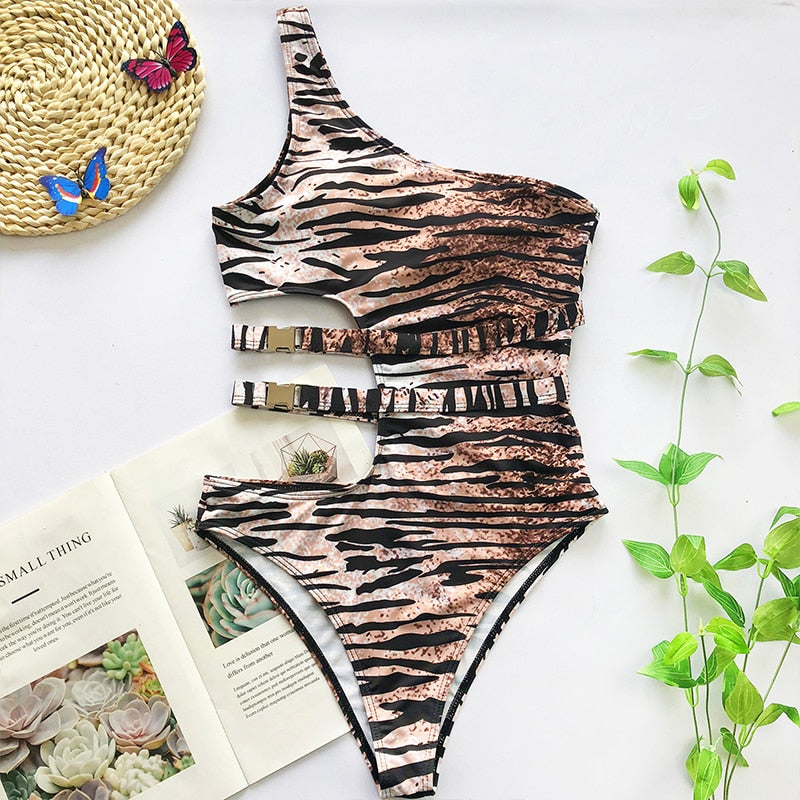 One shoulder bikini 2020