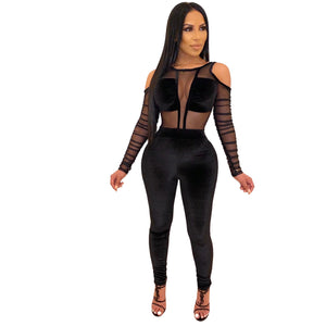 Long Sleeve Elegant Rompers