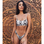 Push Up Thong Biquini High Cut Swimwear