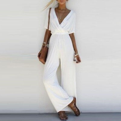 V Neck Loose Playsuit Party