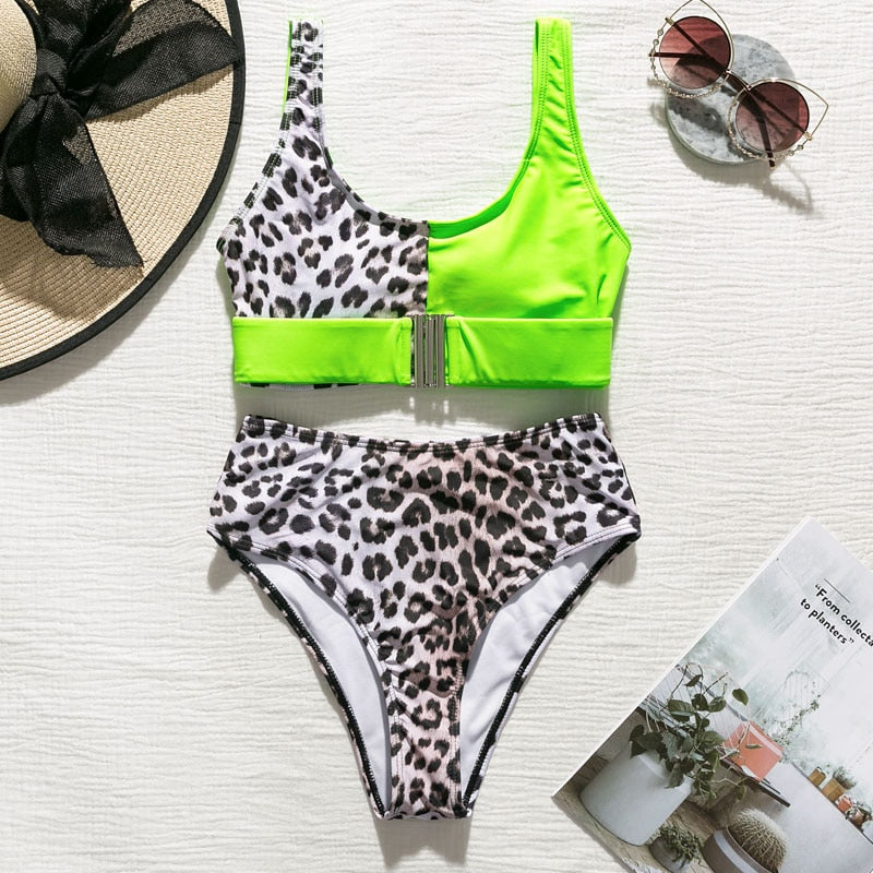 Splice buckle swimsuit one piece