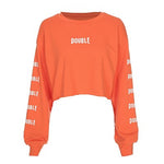 Crop Top Sweatshirts Pullovers