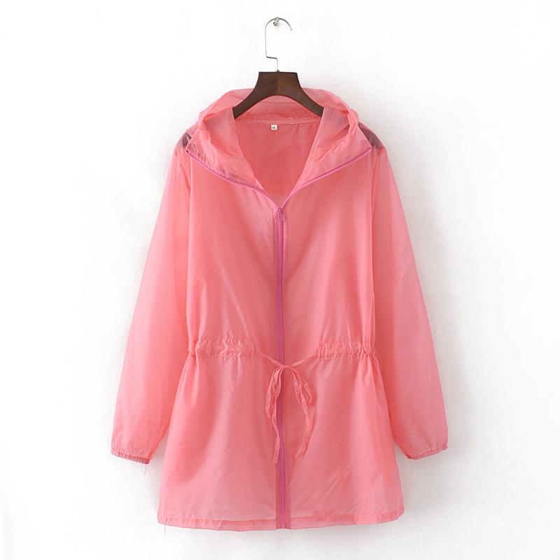 Summer Thin White Hooded Sunproof Cardigan Beach Blouse