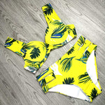 Push Up Bikini Print Swimwear