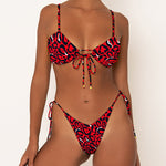 Leopard Brazilian Thong Bikini