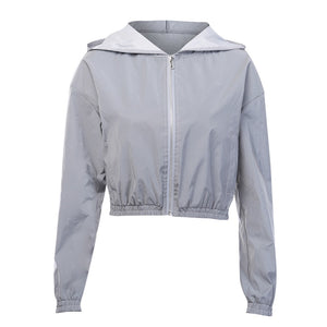 Reflective Jacket Hooded Coat