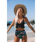Sexy Ruffle High Waist Swimwear