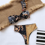 Push Up Thong Biquini High Cut Swimwear