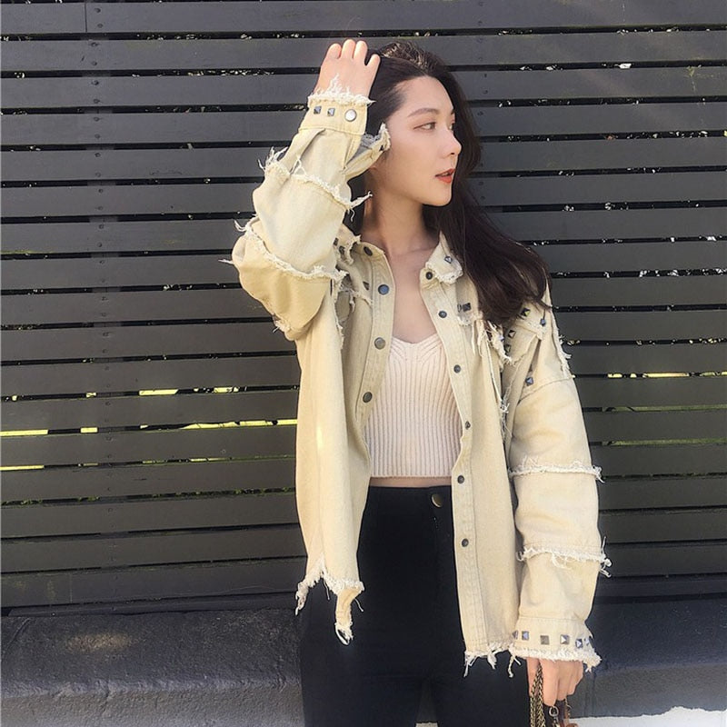 Spring Denim Jacket Casual