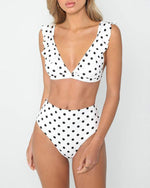 High Waist  Beach Wear Swimming Suit