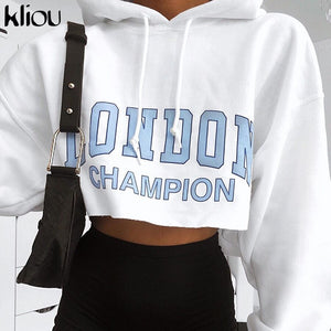 hooded crop top