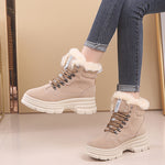 Warm Fur Chunky Sneakers