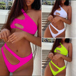 One shoulder bikini