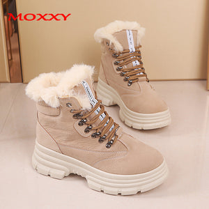 Warm Fur Chunky Sneakers