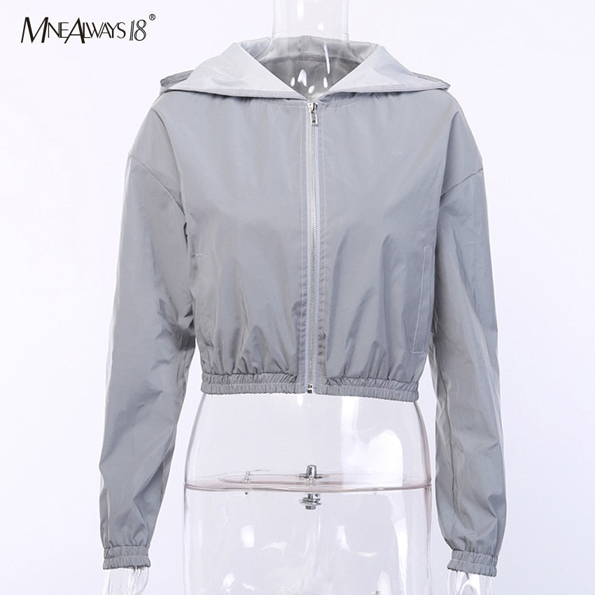 Reflective Jacket Hooded Coat