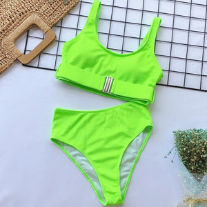 Sexy High Waist Bikini Swimsuit