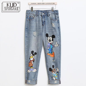 Denim High Waist disney Boyfriend