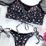 printed swimwear