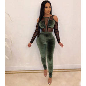 Long Sleeve Elegant Rompers