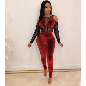 Long Sleeve Elegant Rompers