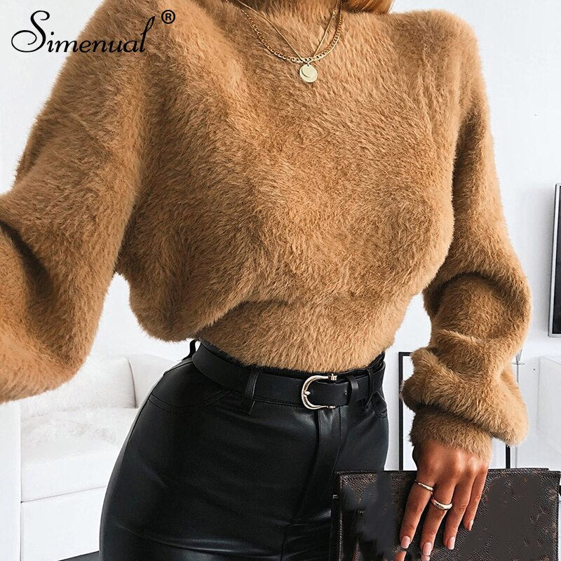 Turtleneck Furry  Hot Top