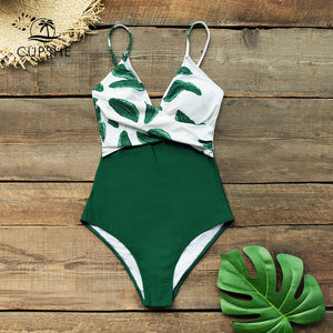 Twist-Front One-Piece Swimsuit