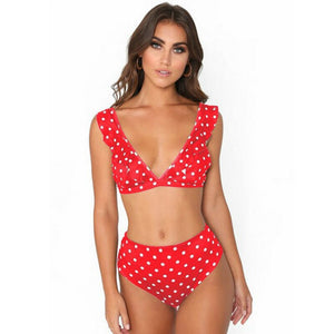 High Waist  Beach Wear Swimming Suit