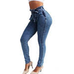 High Waist Slim Stretch Denim Jean