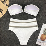 High Waist Push-up Padded Swimsuit