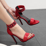 high heels sandals