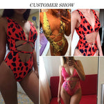 leopard Brazilian swimsuit one piece P