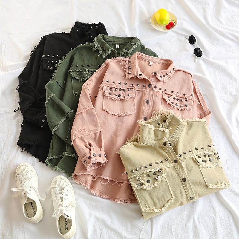 Spring Denim Jacket Casual