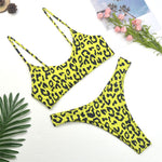 Leopard Thong Swimsuit