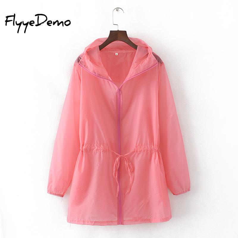 Summer Thin White Hooded Sunproof Cardigan Beach Blouse