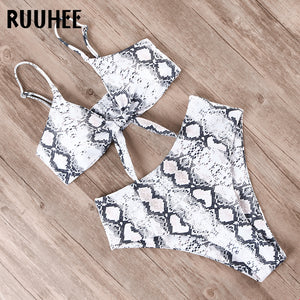 Push Up  High Waist Bikini