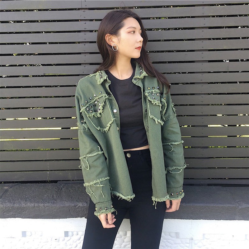 Spring Denim Jacket Casual