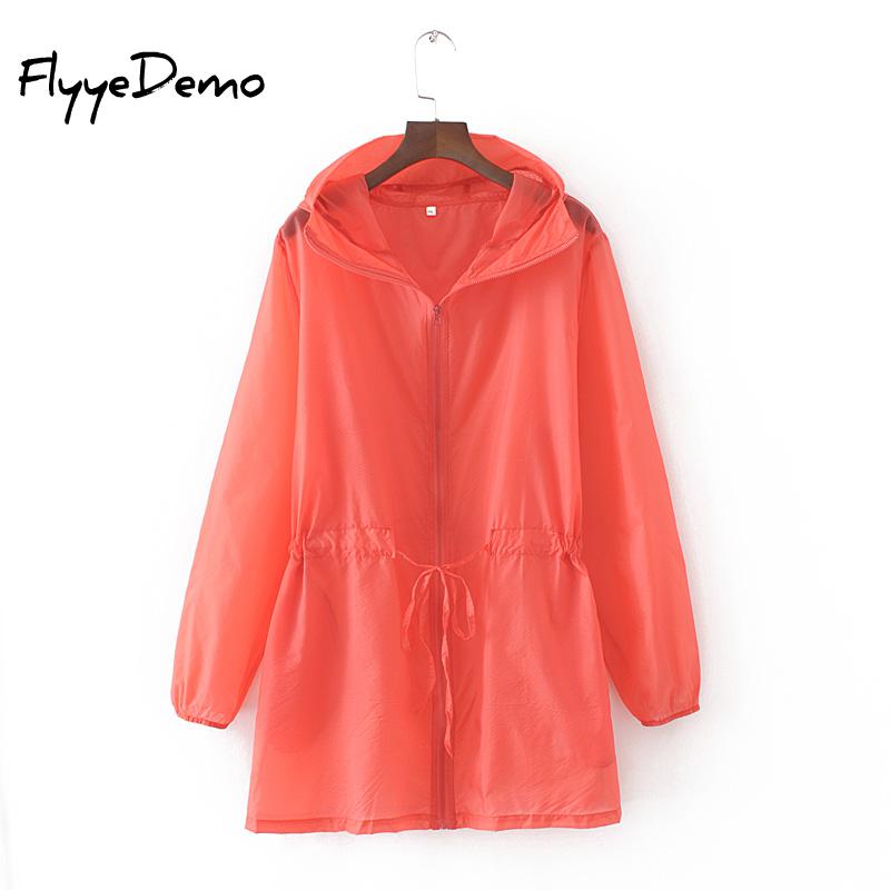 Summer Thin White Hooded Sunproof Cardigan Beach Blouse