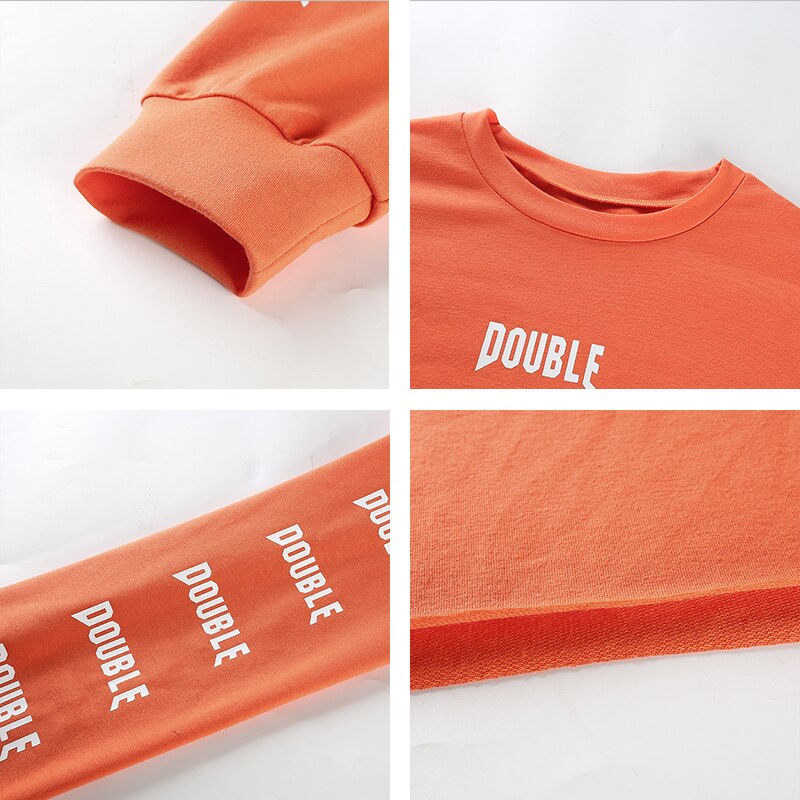 Crop Top Sweatshirts Pullovers