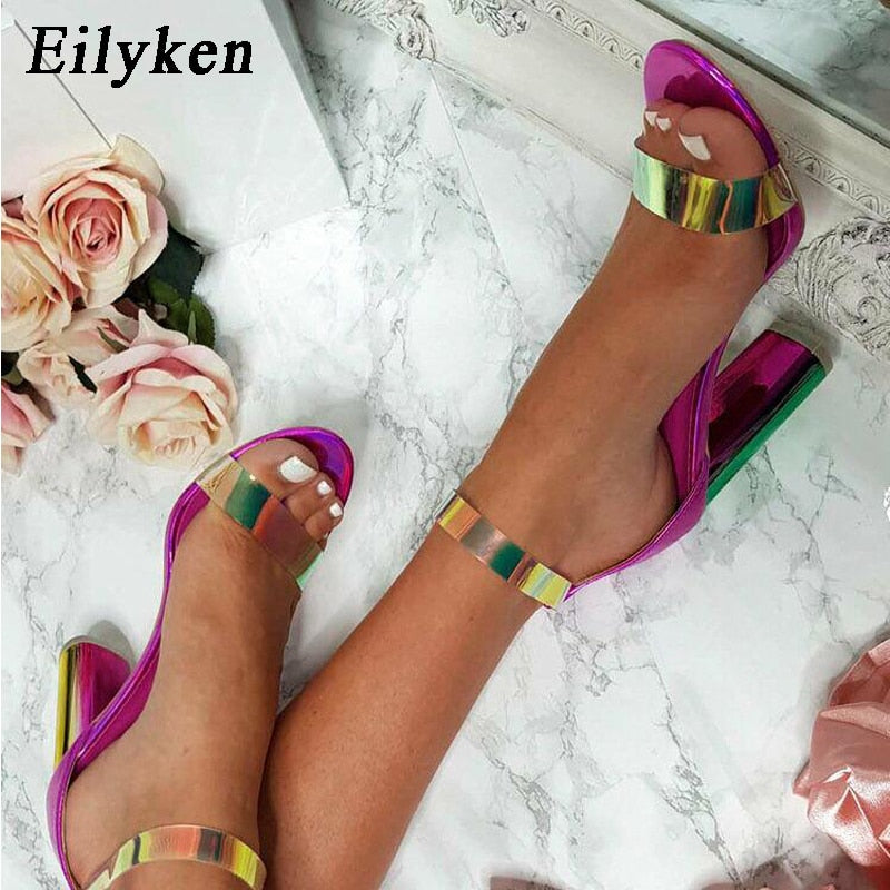 Strap Open Toe High Heel