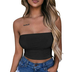 sexy Off shoulder Crop Top