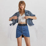 Summer Jacket Lapel Short Sleeve