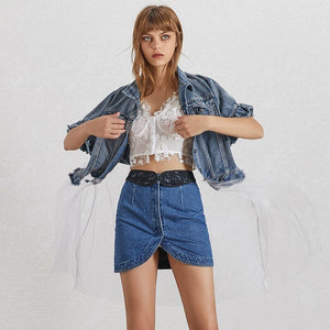 Summer Jacket Lapel Short Sleeve