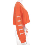 Crop Top Sweatshirts Pullovers